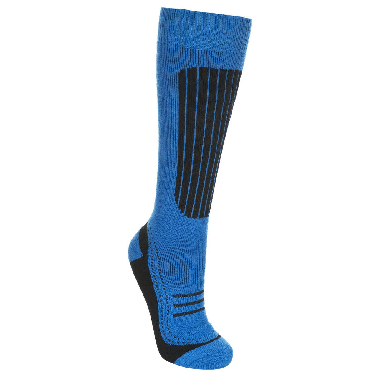 Calze Da Sci Uomo Misura Confezione 2 Trespass Langdon II Nero Blu Acceso 3/4