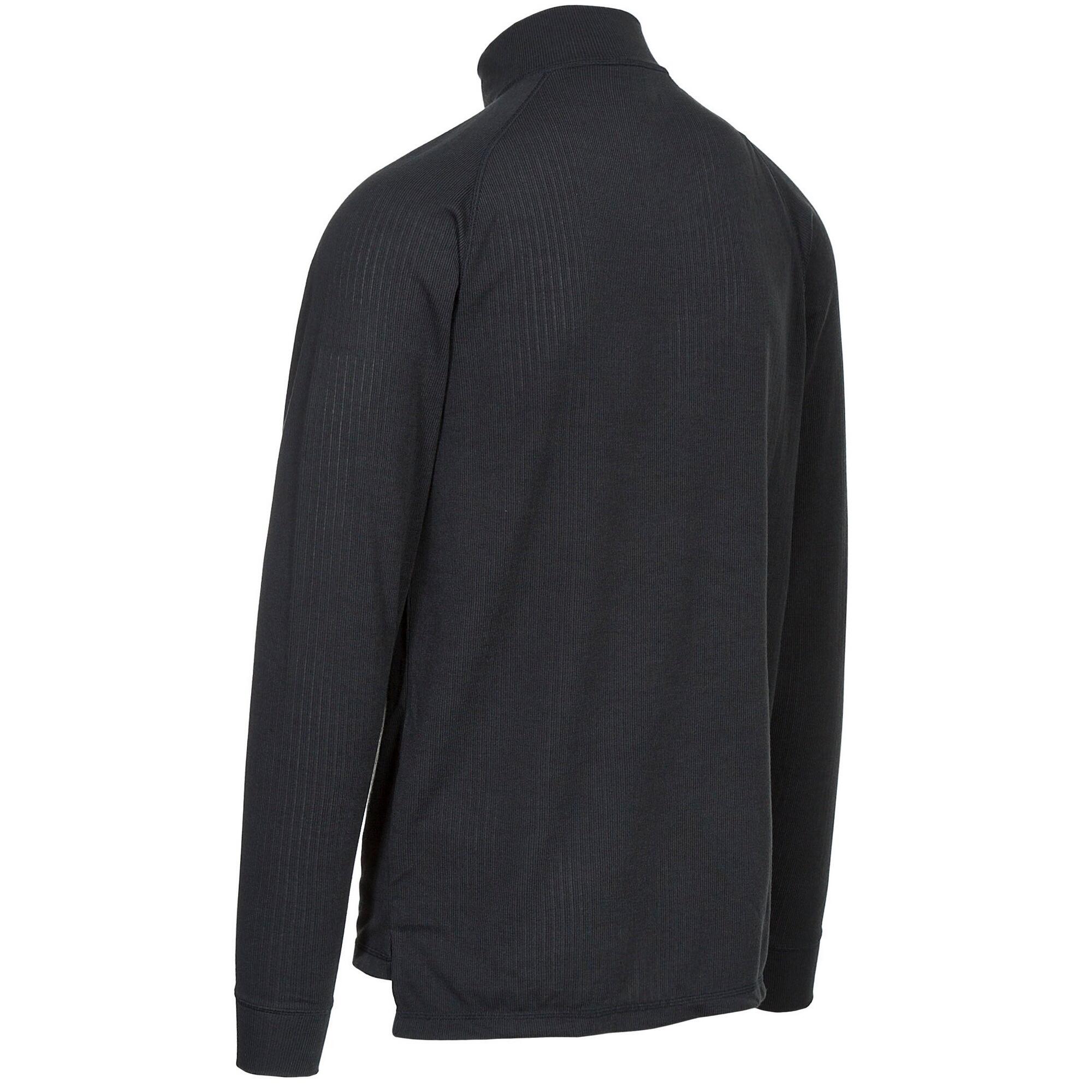 Unisex Wise360 Quick Dry Baselayer Top Damen und Herren Schwarz 2/5