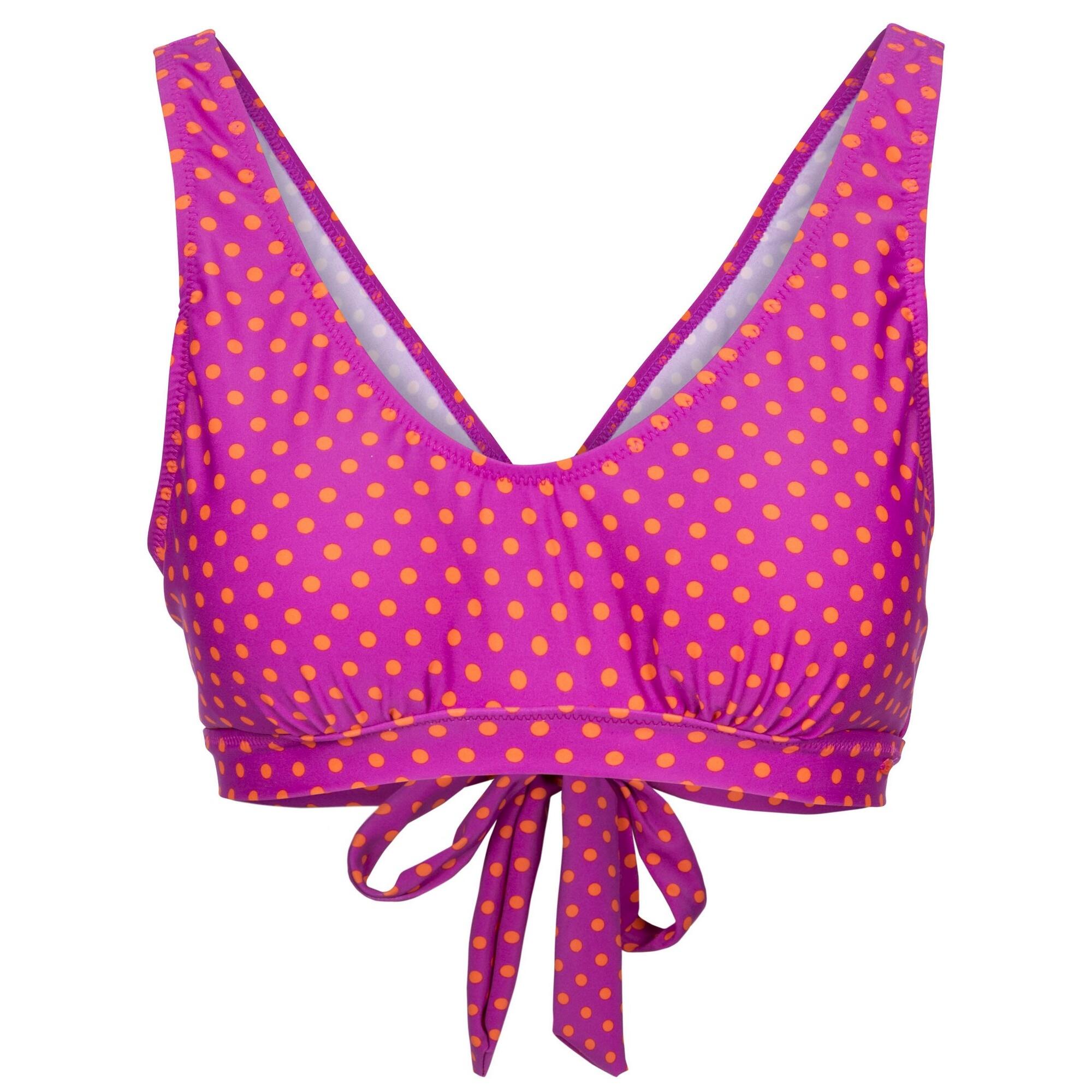 Women's NATALIA swimsuit top (Violet/orange)