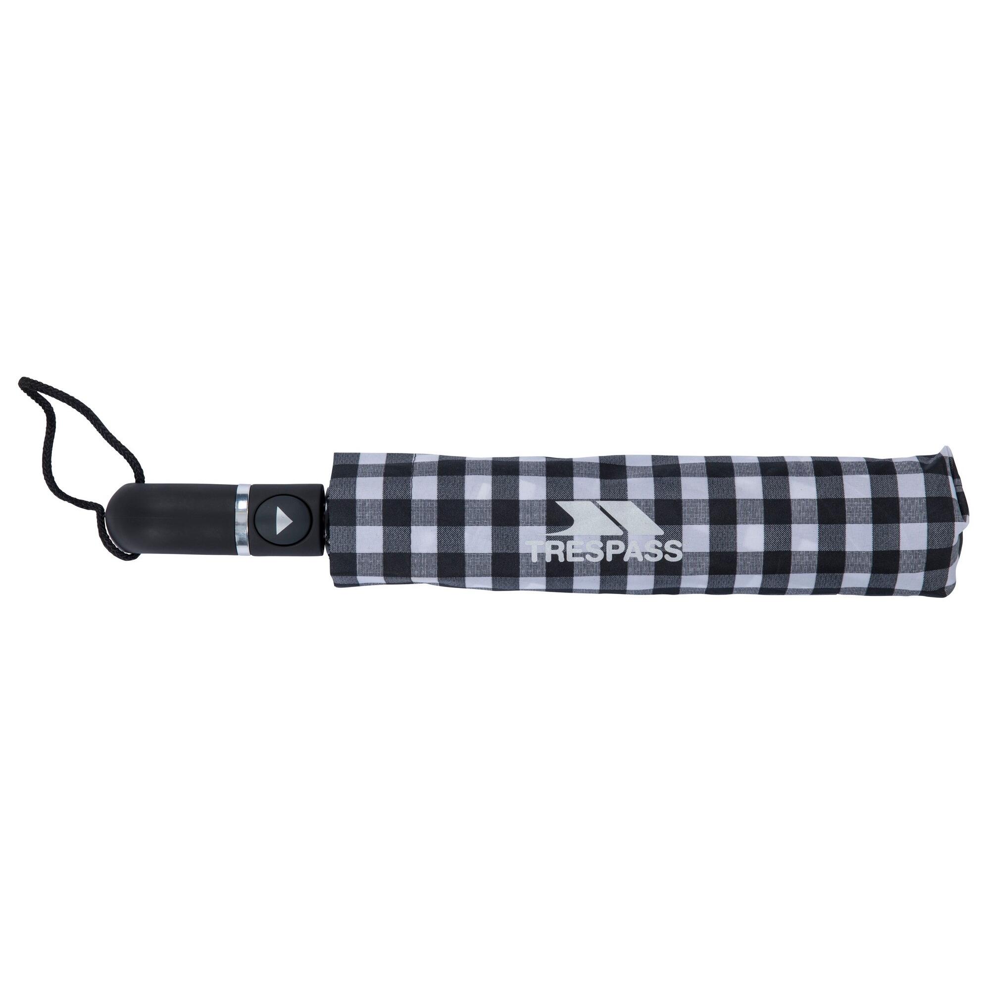 Taschenschirm Brolli Damen Schwarz kariert 2/4