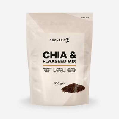 Omega-3, chia- & lijnzaad mix - naturel - 500 gram
