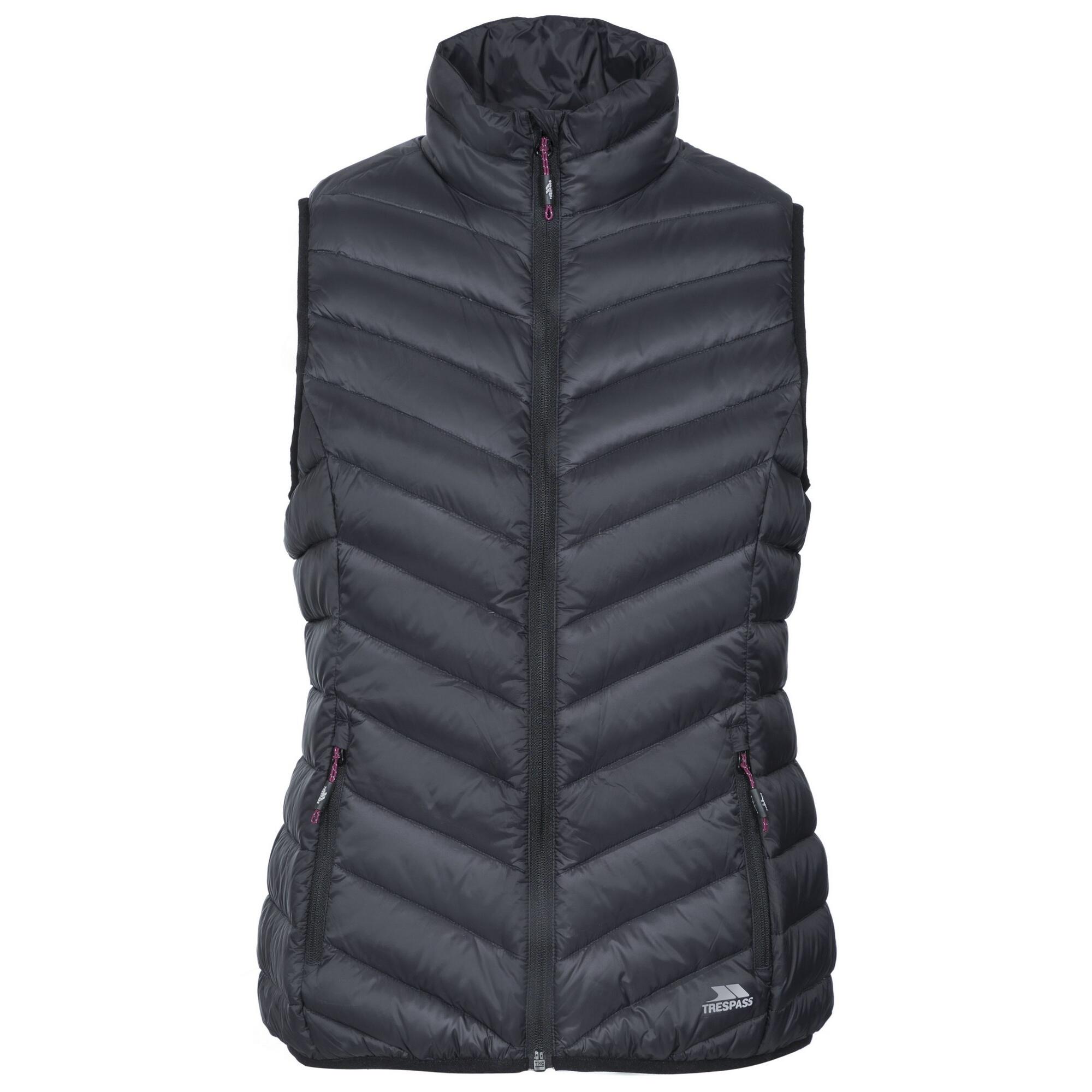 TRESPASS Womens/Ladies Giana Down Gilet (Black)