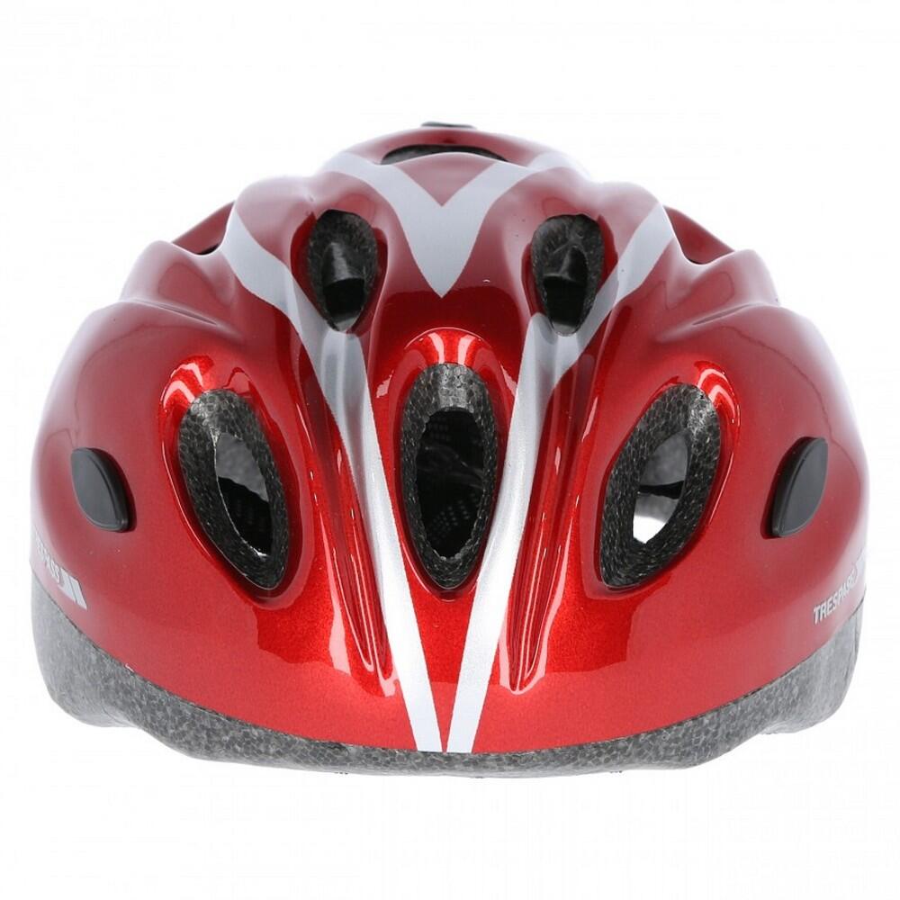 Casco Da Bici Bambini Trespass Tanky Rosso Metallico 3/5