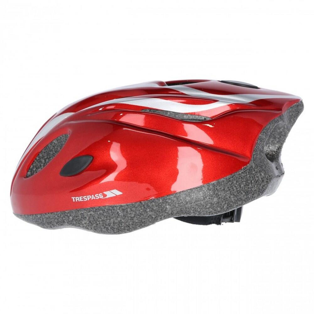 Casco Da Bici Bambini Trespass Tanky Rosso Metallico 2/5