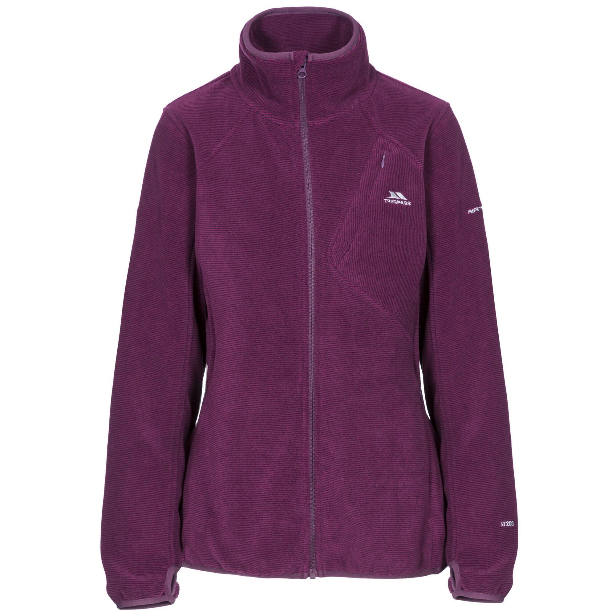 Women's CIARAN fleece jacket (Dark purple)