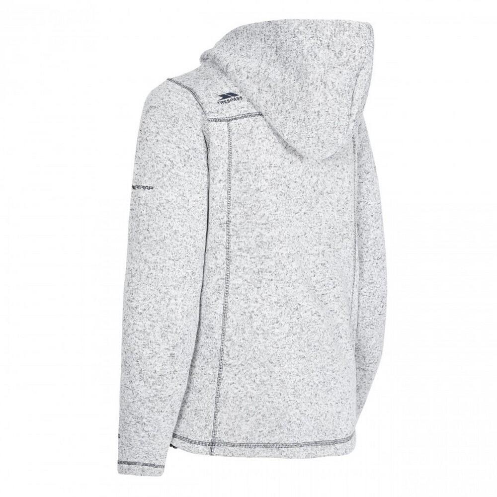 Veste Polaire ODELIA Femme (Blanc Chiné/bleu Marine) 2/5