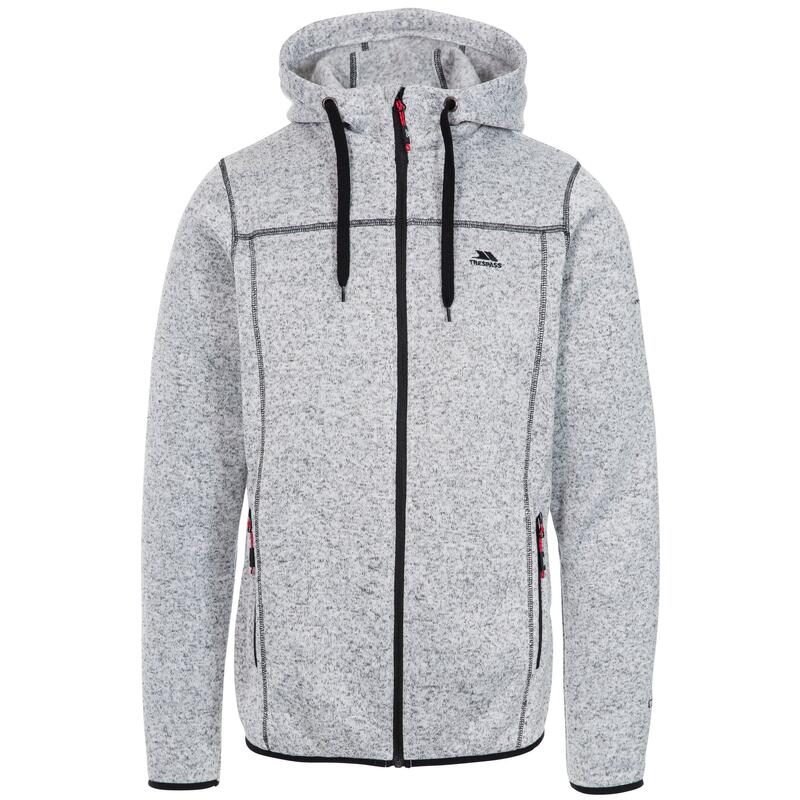 Fleecejacke Odeno Herren Weiß meliert