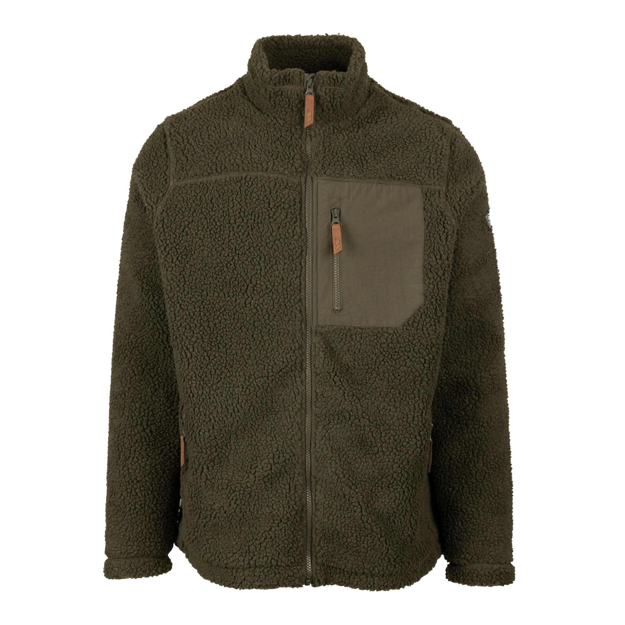 Uomo Giacca in pile BUCK (Khaki)