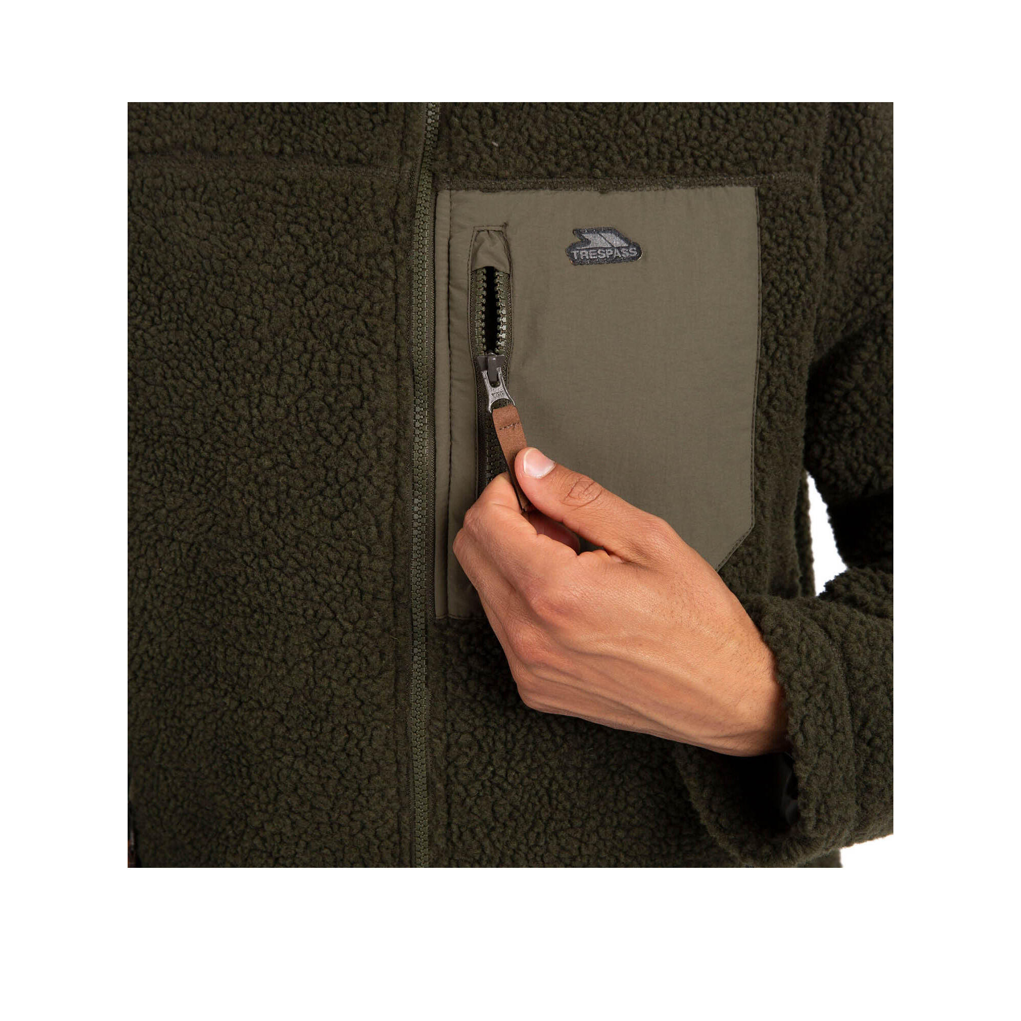 Veste Polaire BUCK Homme (Kaki) 4/7