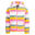 Kinder/Kinder fleece jas met prachtige streep (Lichtroze)