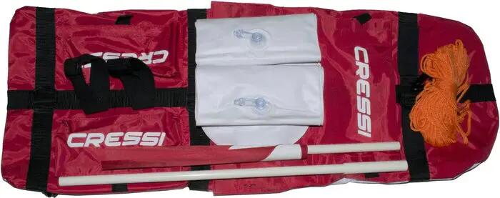 Bouée di segnalazione Cressi Spyder Rossa 3/5
