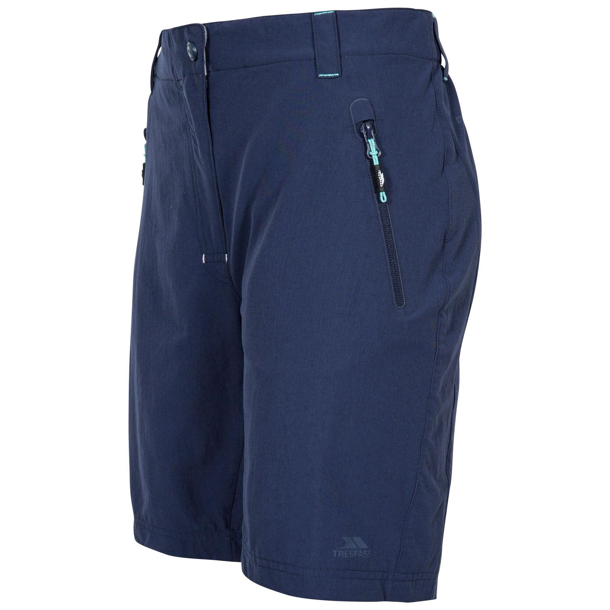 Vrouwen/dames Brooksy Hiking Shorts (Marine) 3/4