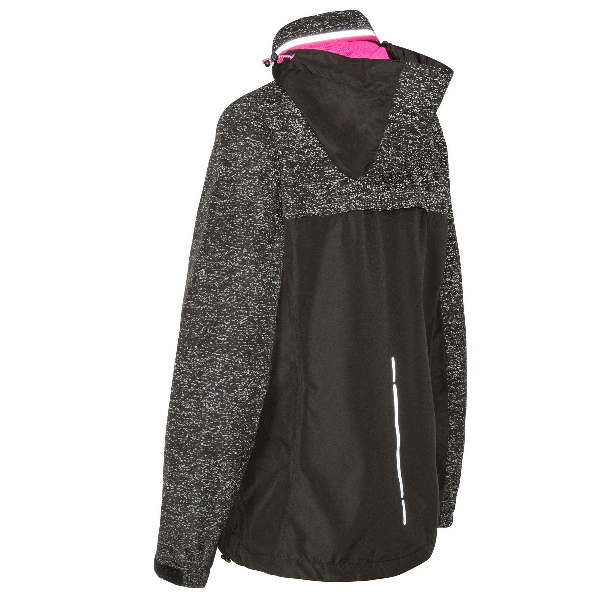 Jacke Attraction Damen Schwarz/Reflektierender Druck 2/5
