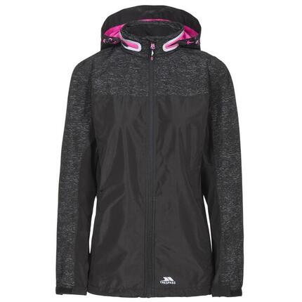 Jacke Attraction Damen Schwarz/Reflektierender Druck