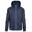 Unisex Regenjacke Qikpac X Damen und Herren Marineblau/Blau