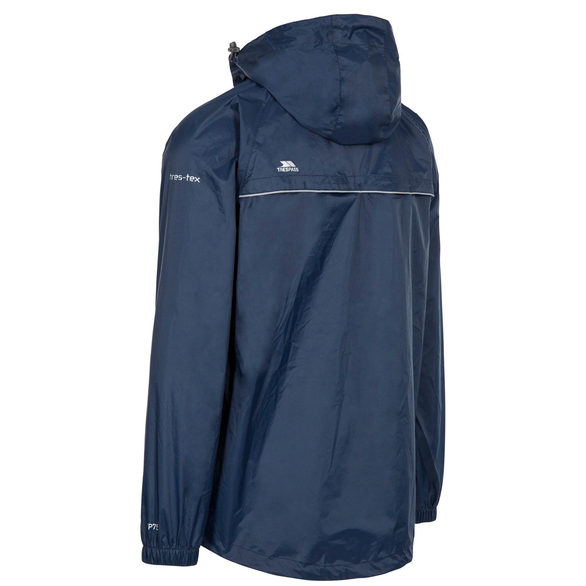 QIKPAC Unisex folding windbreaker (Navy blue/dark gray)