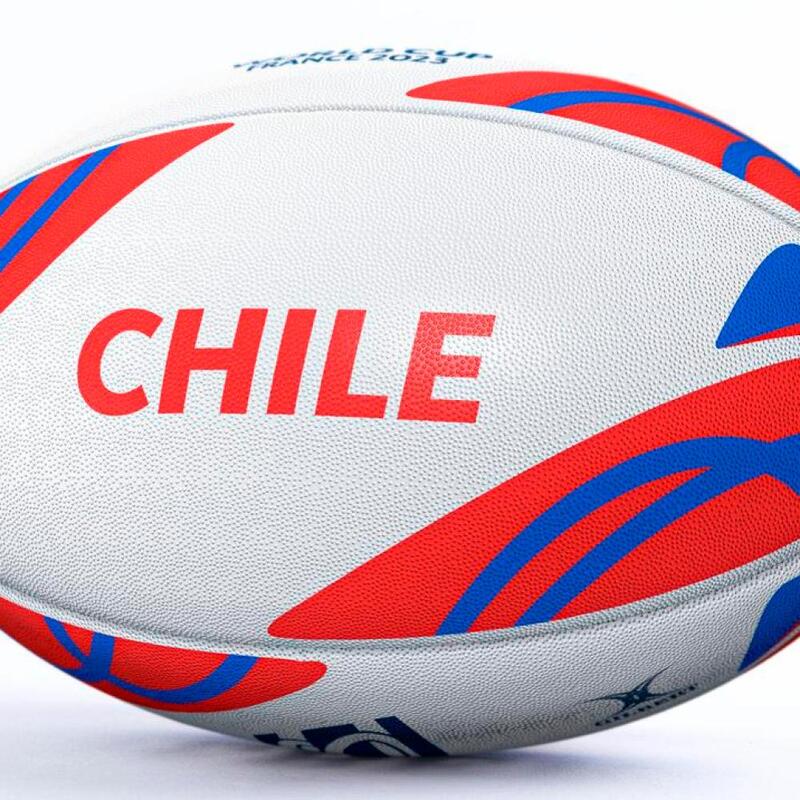 Ballon de Rugby Gilbert Coupe du Monde 2023 Supporter Chili