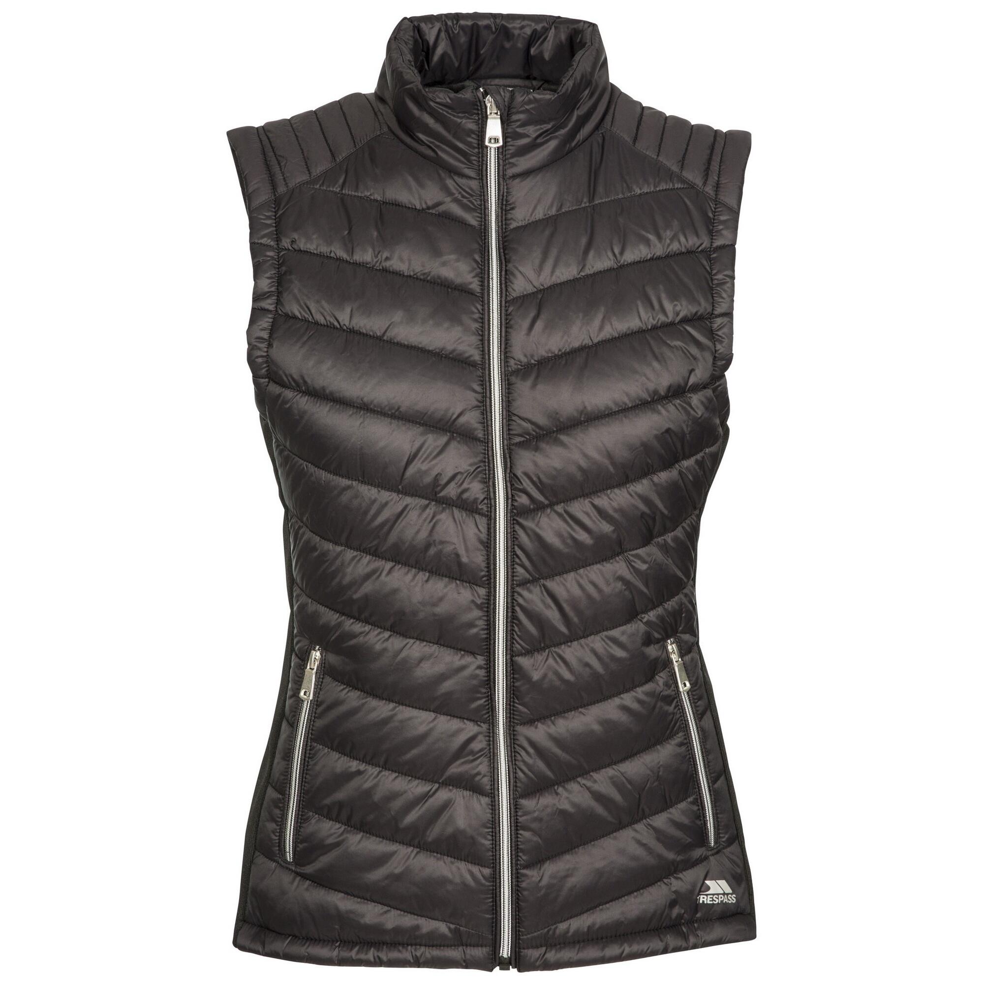 TRESPASS Womens/Ladies Elanora Padded Gilet (Black)