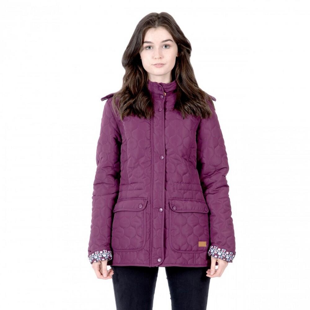 Jenna Women's quilted jacket (Blackberry)