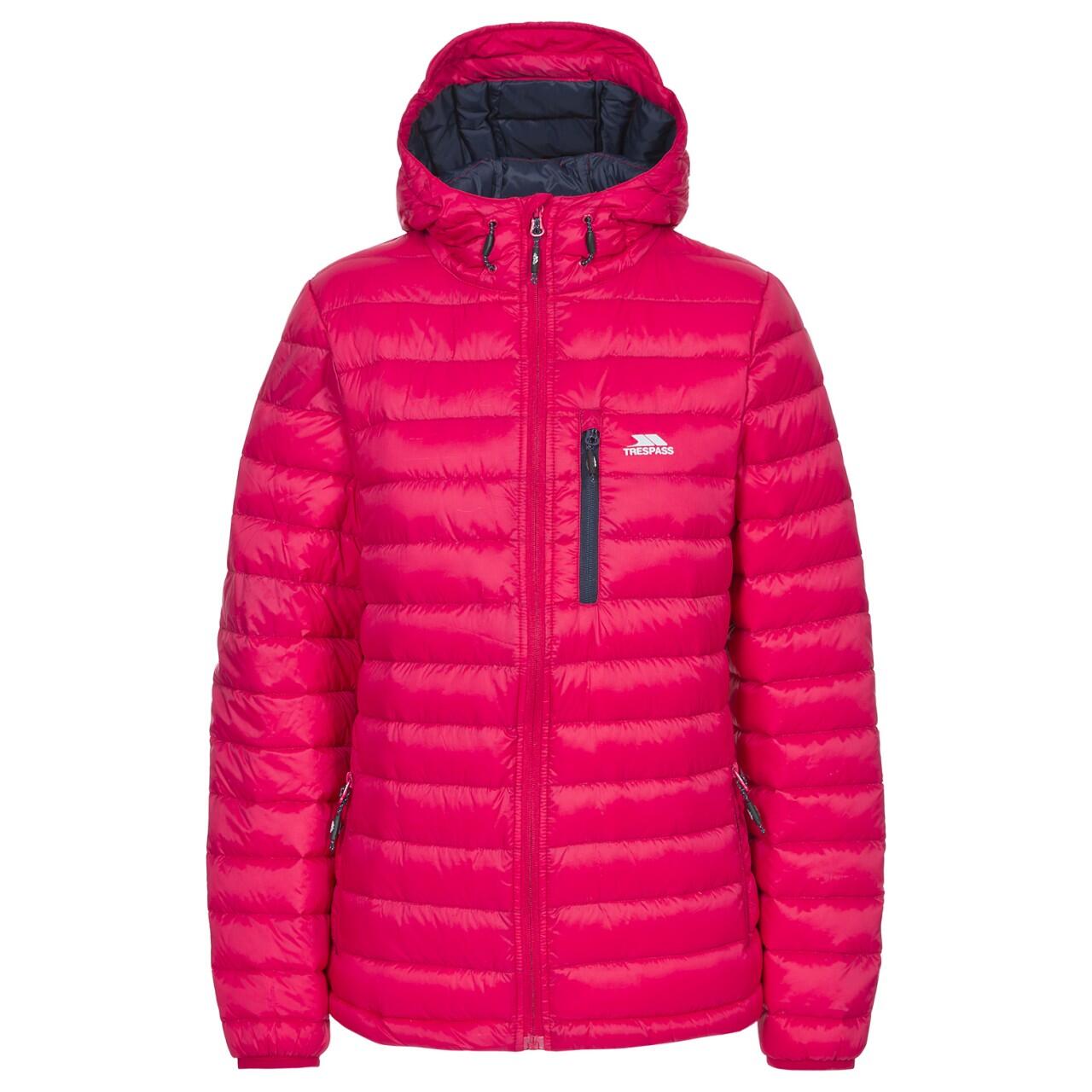 Women's ARABEL down jacket (Dark pink)