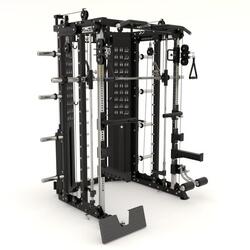 G15® Compact All-In-One Trainer - Smith Machine, Rack + Double Poulie (Rapport