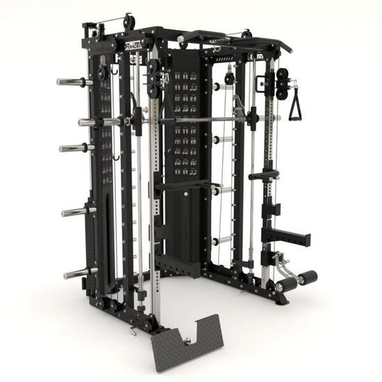 G15® Compact Multiestazione All-In-One Trainer - Smith Machine Rack Doppia