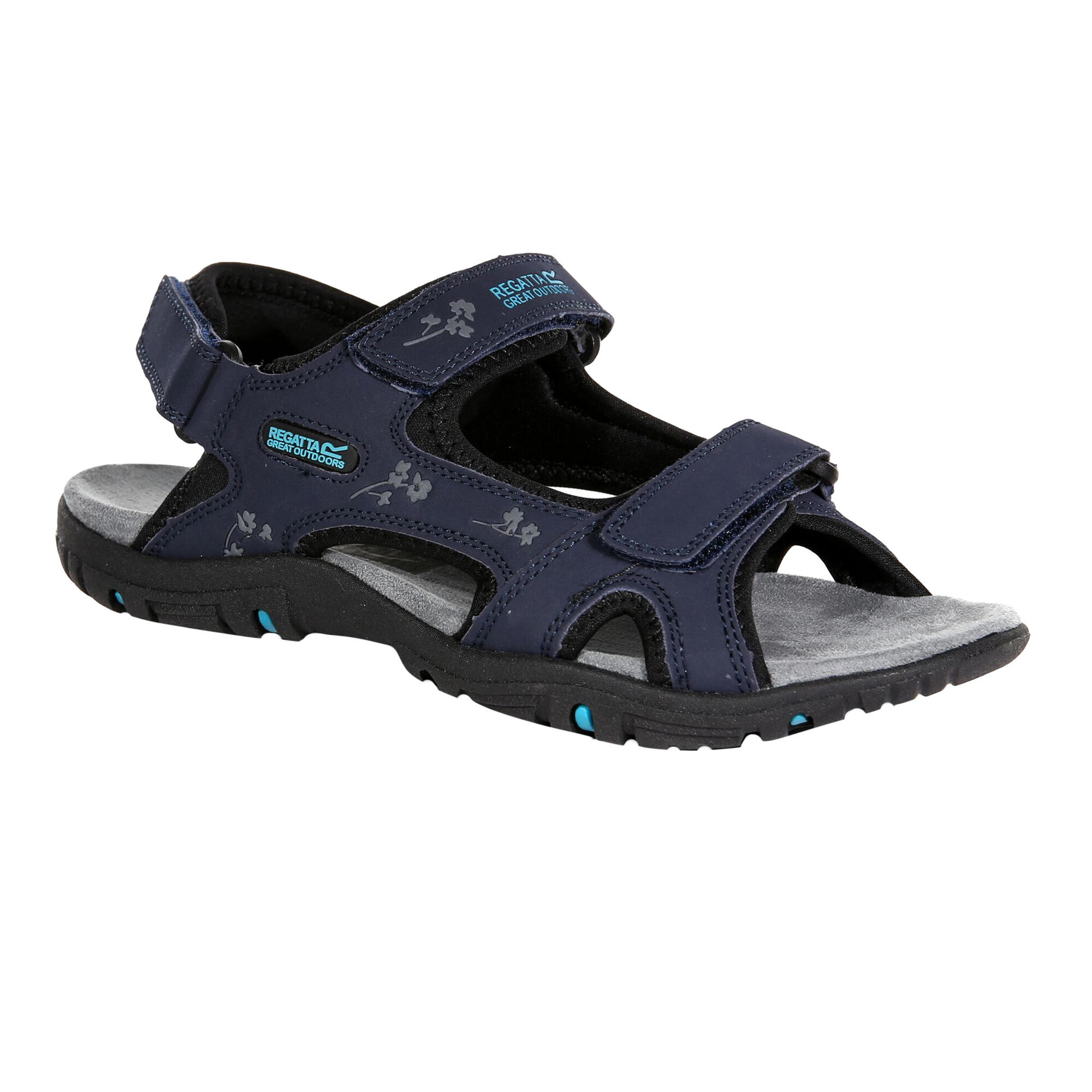 Sandales HARIS Femme (Bleu Marine/noir) 3/5