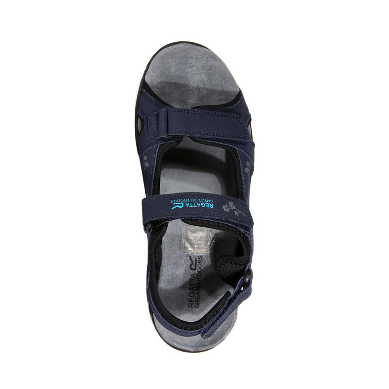 Sandalen "Haris" Damen Marineblau/Schwarz