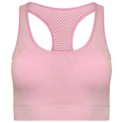 Sujetador Deportivo Don't Sweat It II Jaspeada para Mujer Lavanda Lupino