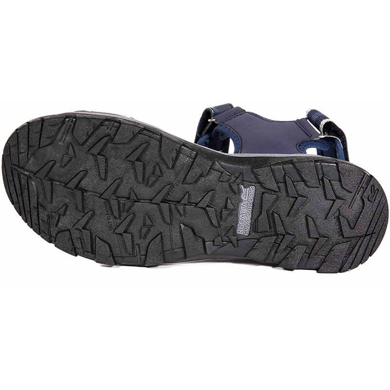 Heren Kota Drift Open Teen Sandalen (Marine / Donker Staal)