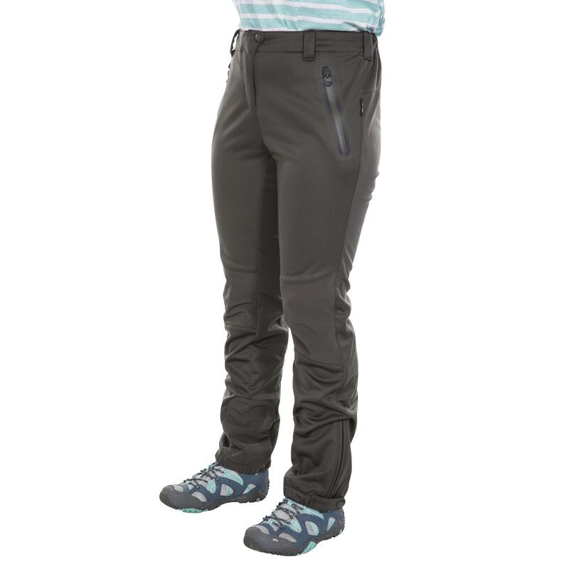 Sola Pantalon de marche Softshell Femme (Kaki)