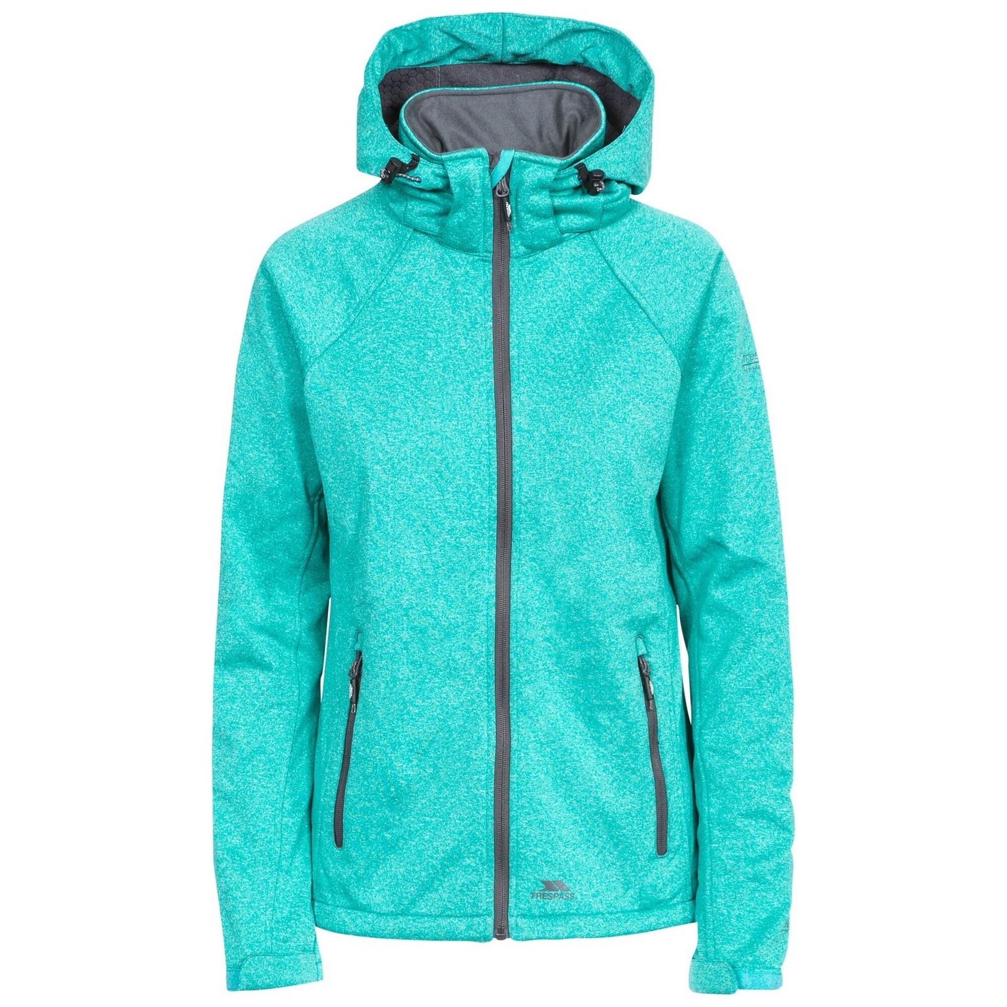 TRESPASS Womens/Ladies Angela Softshell Jacket (Ocean Green Marl)