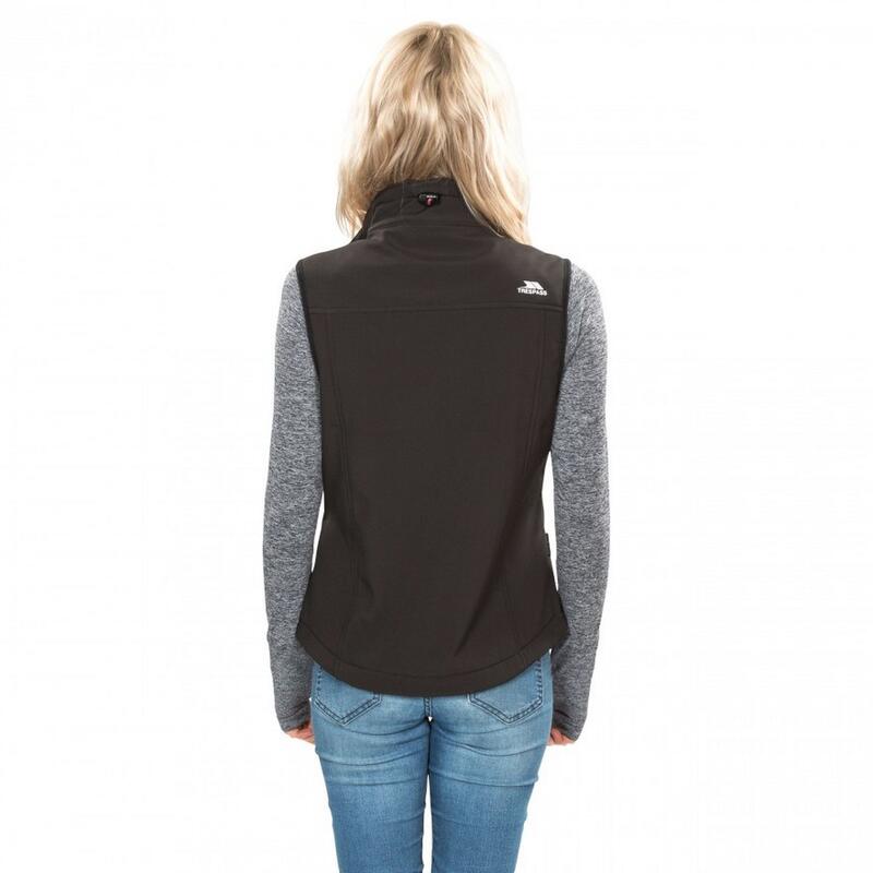 Dames Norma Softshell Mouwloze Bodywarmer (Zwart)