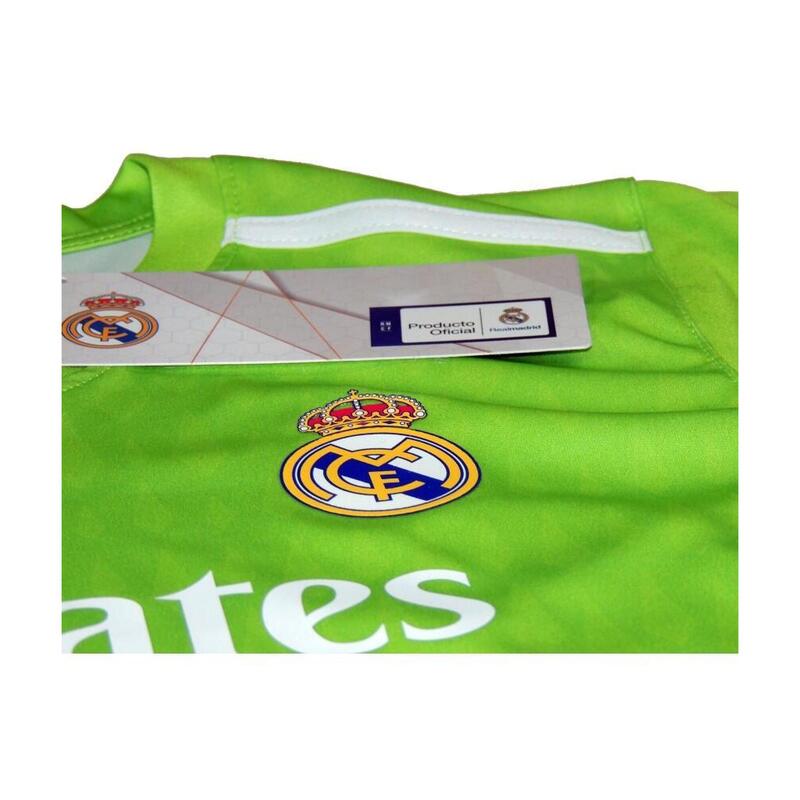 Fútbol Real Madrid 1ª Equipación  Portero Courtois Réplica Oficial 23/24