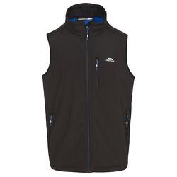 Chaleco Softshell modelo Vassus para hombre Negro