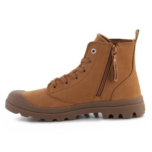Scarpa universali uomo Palladium Pampa Hi Zip Apple Cinnamon 4/5