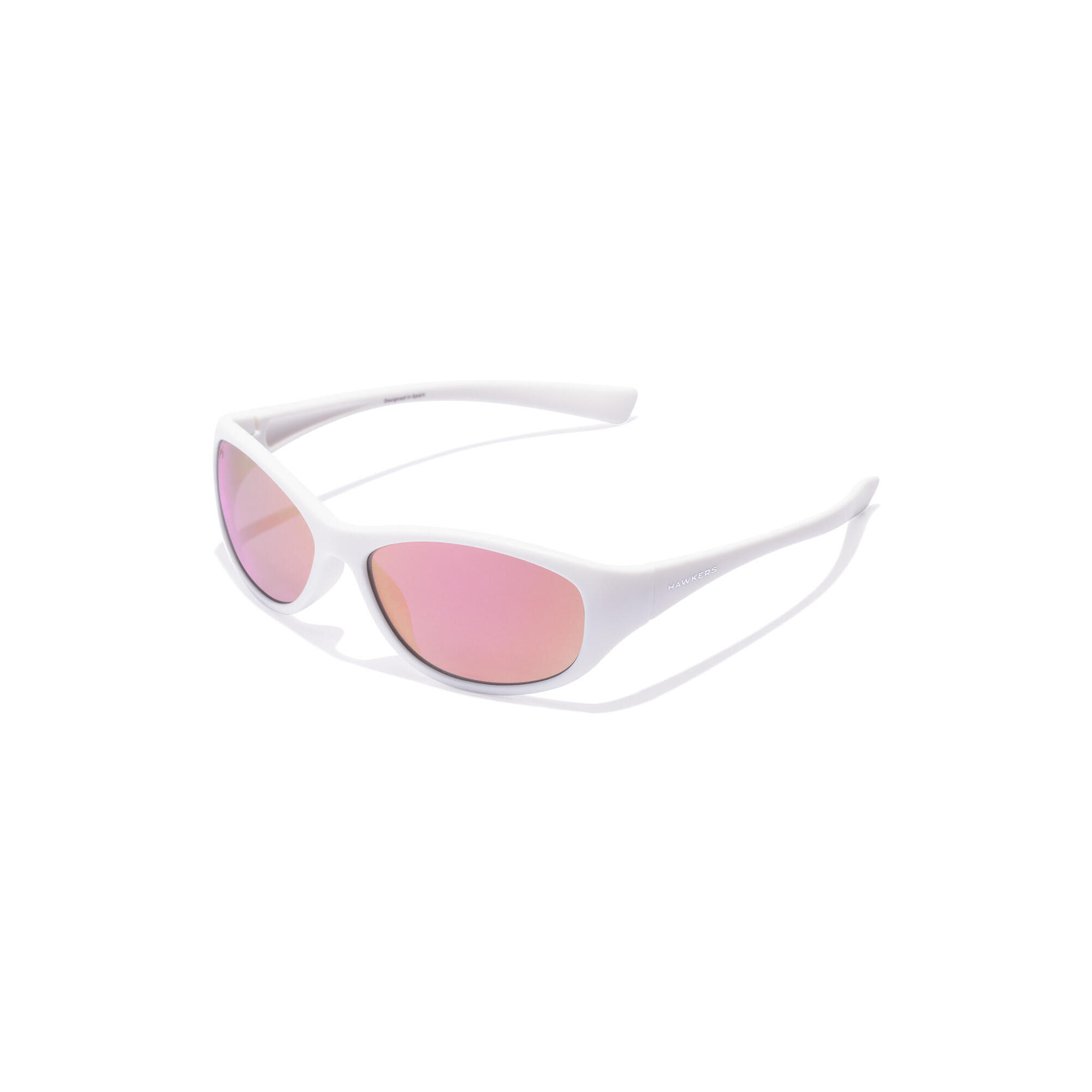 Hawkers - Hawkers - Lunettes De Soleil Pour Enfants Blanches Légères Violettes - Rave Kids - Lunettes De Soleil - Blanc|rose - Taille Unique - Decathlon