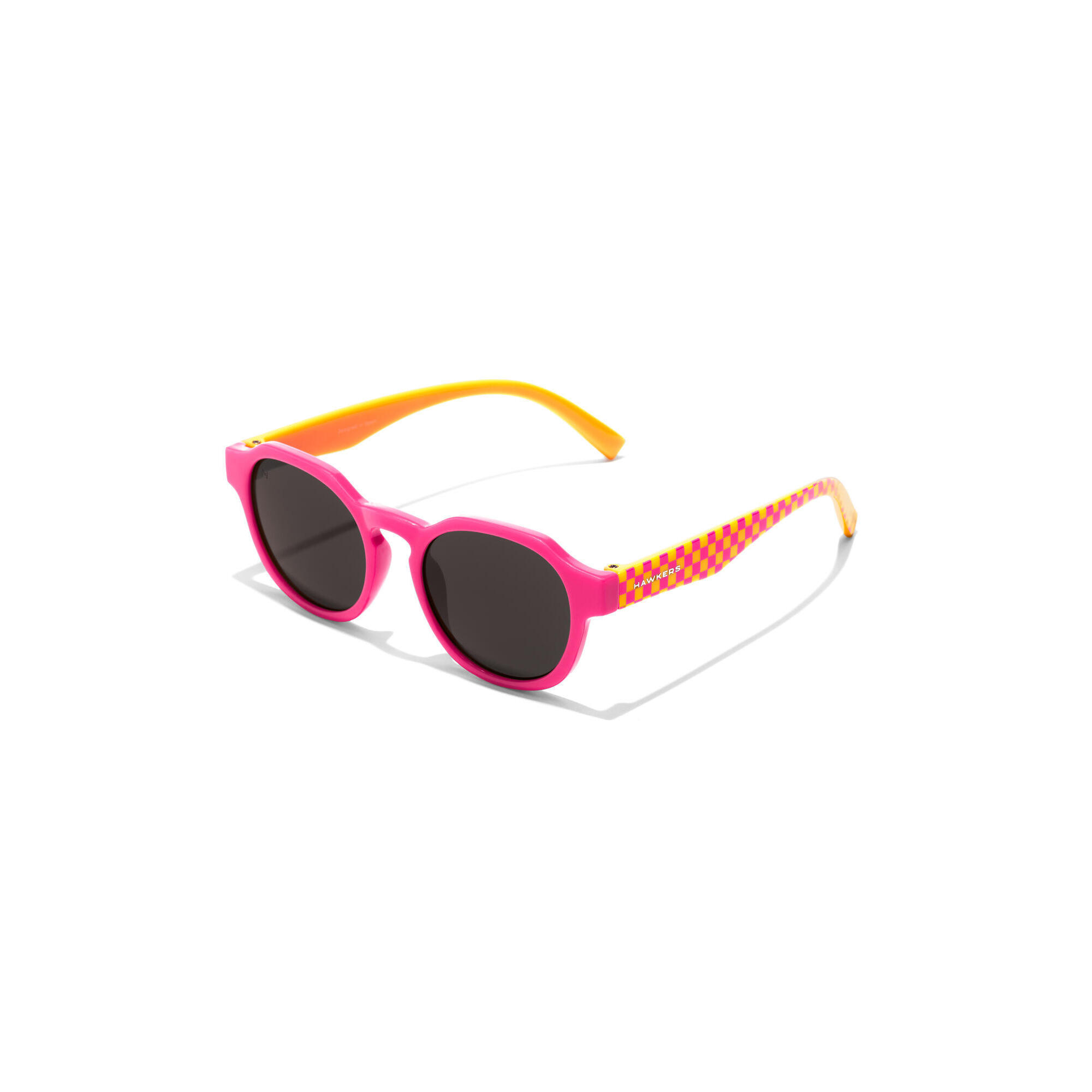 Hawkers - Hawkers - Lunettes De Soleil Pour Enfants Rose Gris Foncé - Warwick Kids - Lunettes De Soleil - Jaune|rose - Taille Unique - Decathlon