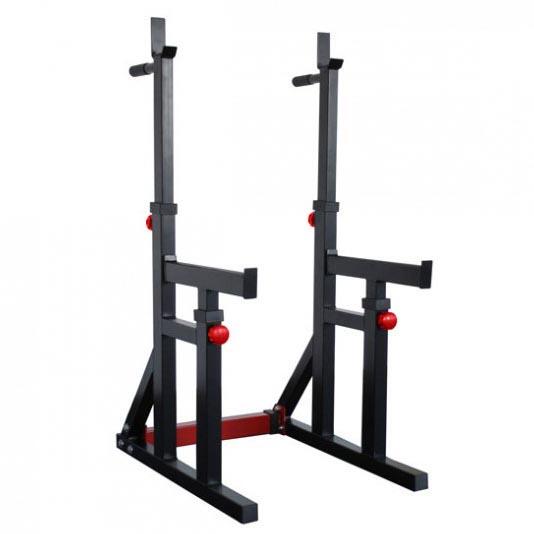 Rack de Musculação com Suporte de Fundos Ajustável Titanium Strength