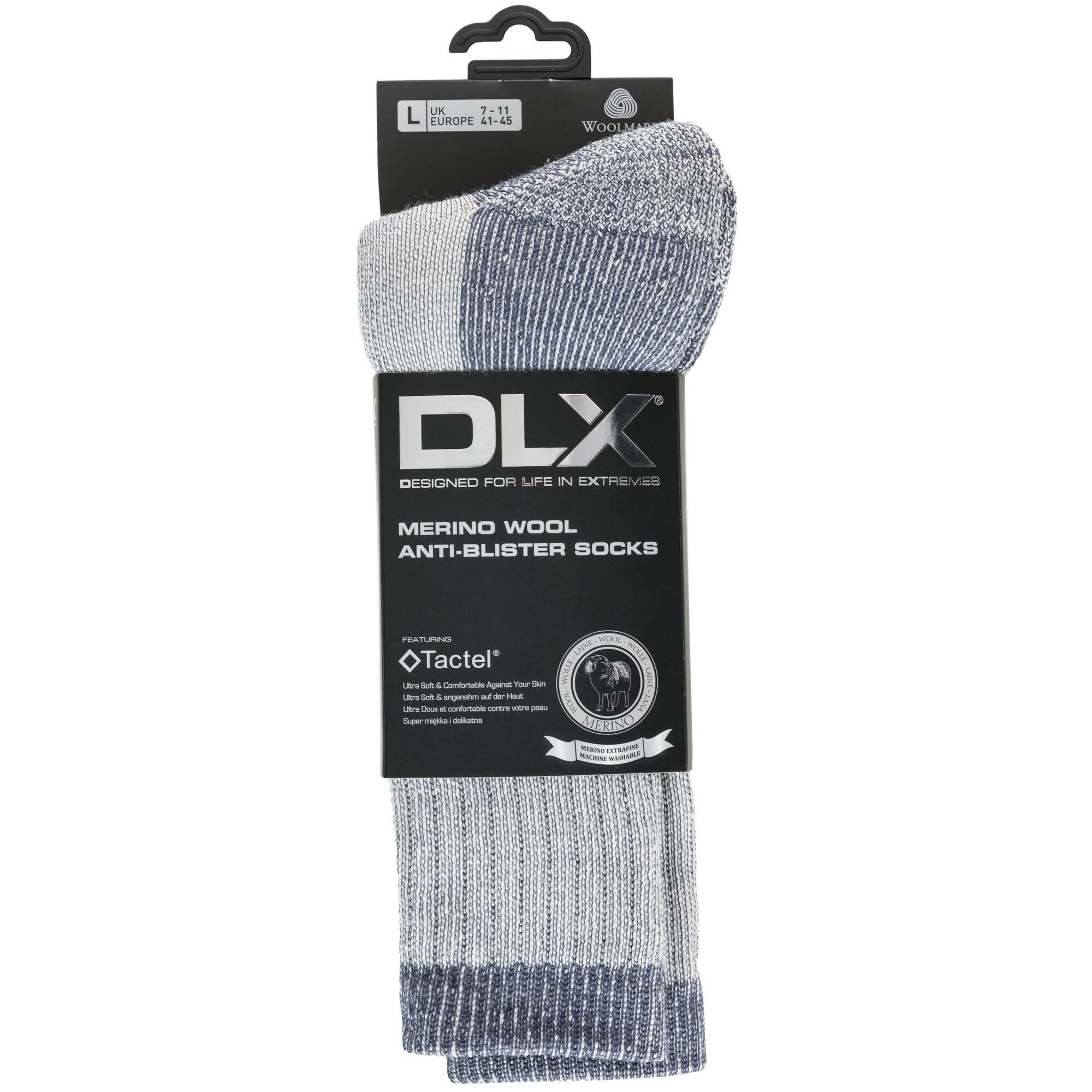 Chaussettes De Marche DLX Homme (Gris Chiné) 3/4