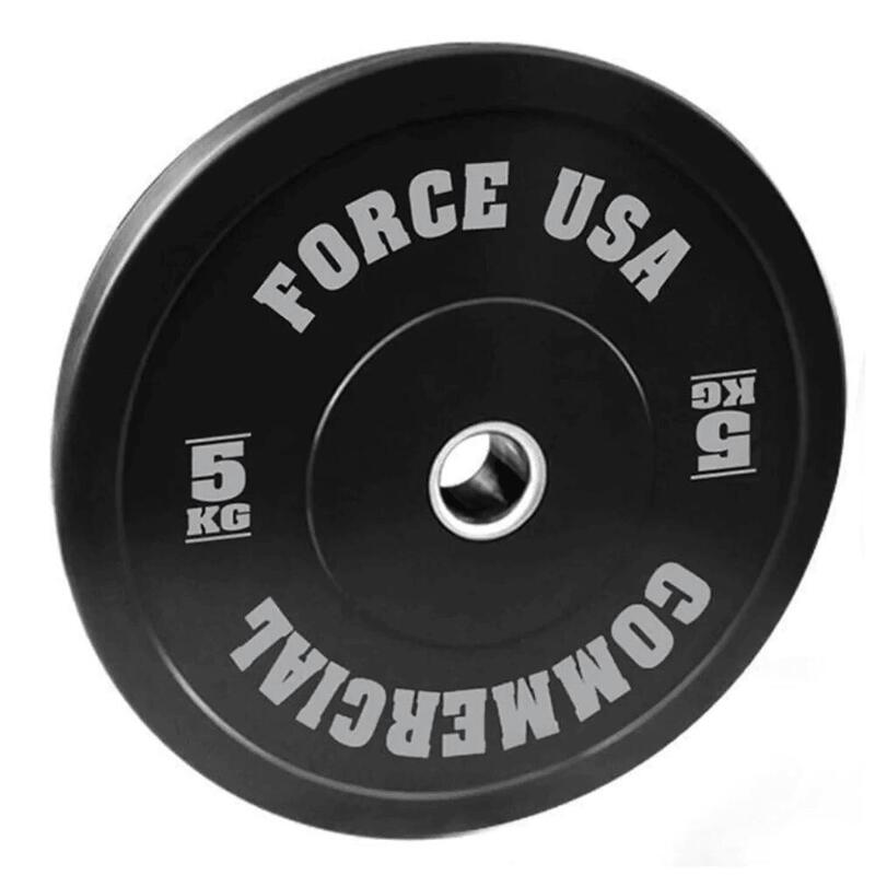 Discos de pesas Force USA 5 Kg Ultimate Training Negro