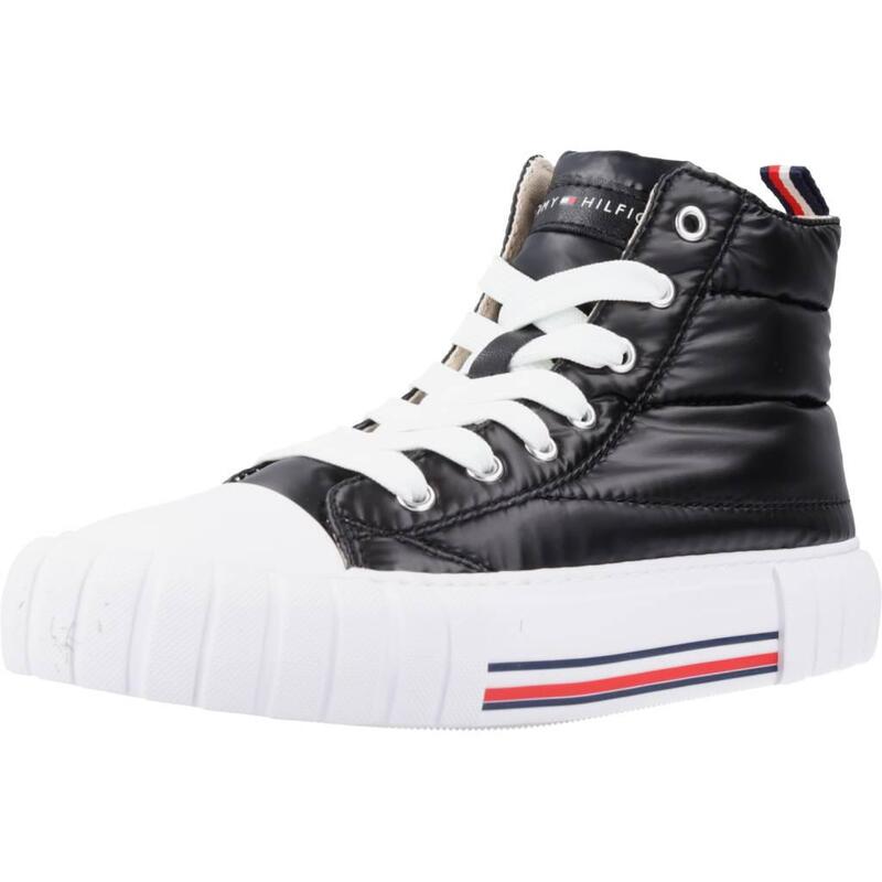 Zapatillas niña Tommy Hilfiger High Top Lace-up Sneaker Negro