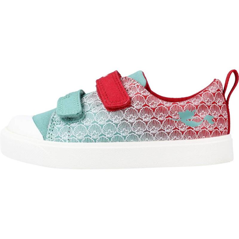 Zapatillas niña Clarks City Shell T Rojo