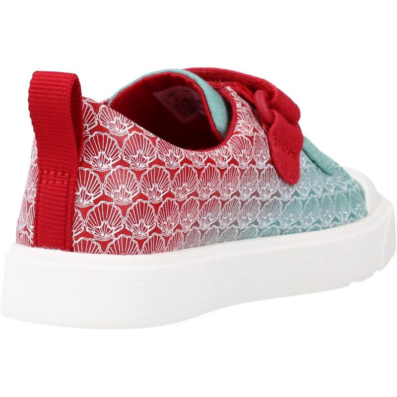 Zapatillas niña Clarks City Shell T Rojo