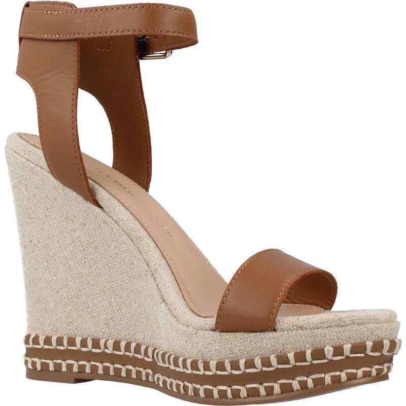 Sandalias Mujer Tommy Hilfiger Elevated Signature Wedge Marron