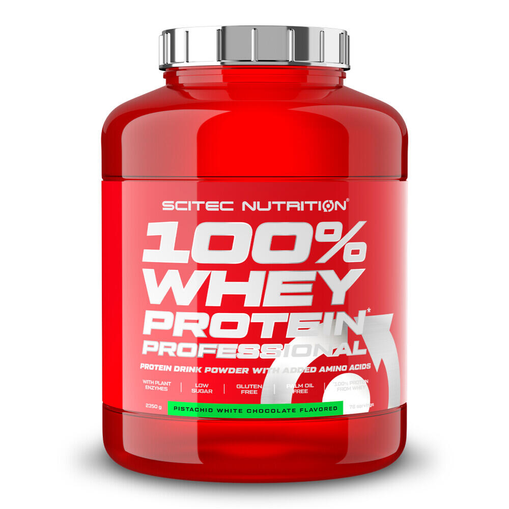 SCITEC NUTRITION Wei-eiwit - 100% Whey Professional (2.350kg) - Pistache Witte Chocolade