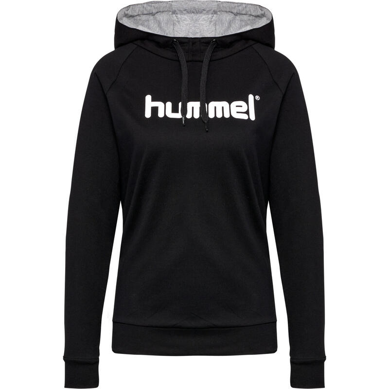 Bluza sportowa z kapturem damska Hummel Go Cotton Logo Hoodie Woman