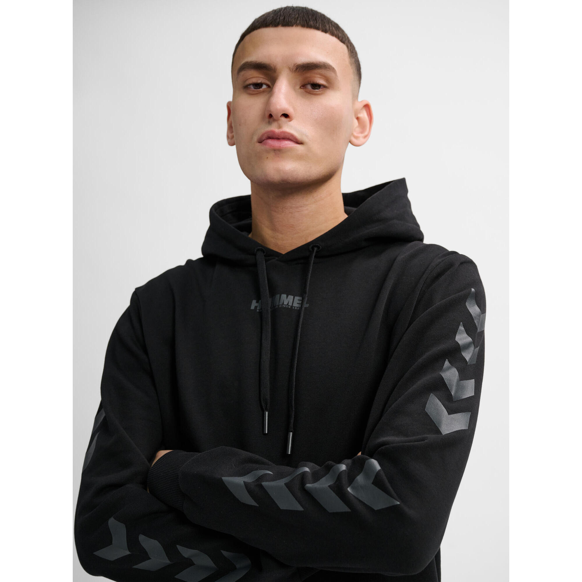 Hummel HmlLEGACY Felpa Unisex In Cotone Spazzolato | Con Polsini E Vita Elasticizzati | Morbida E Calda