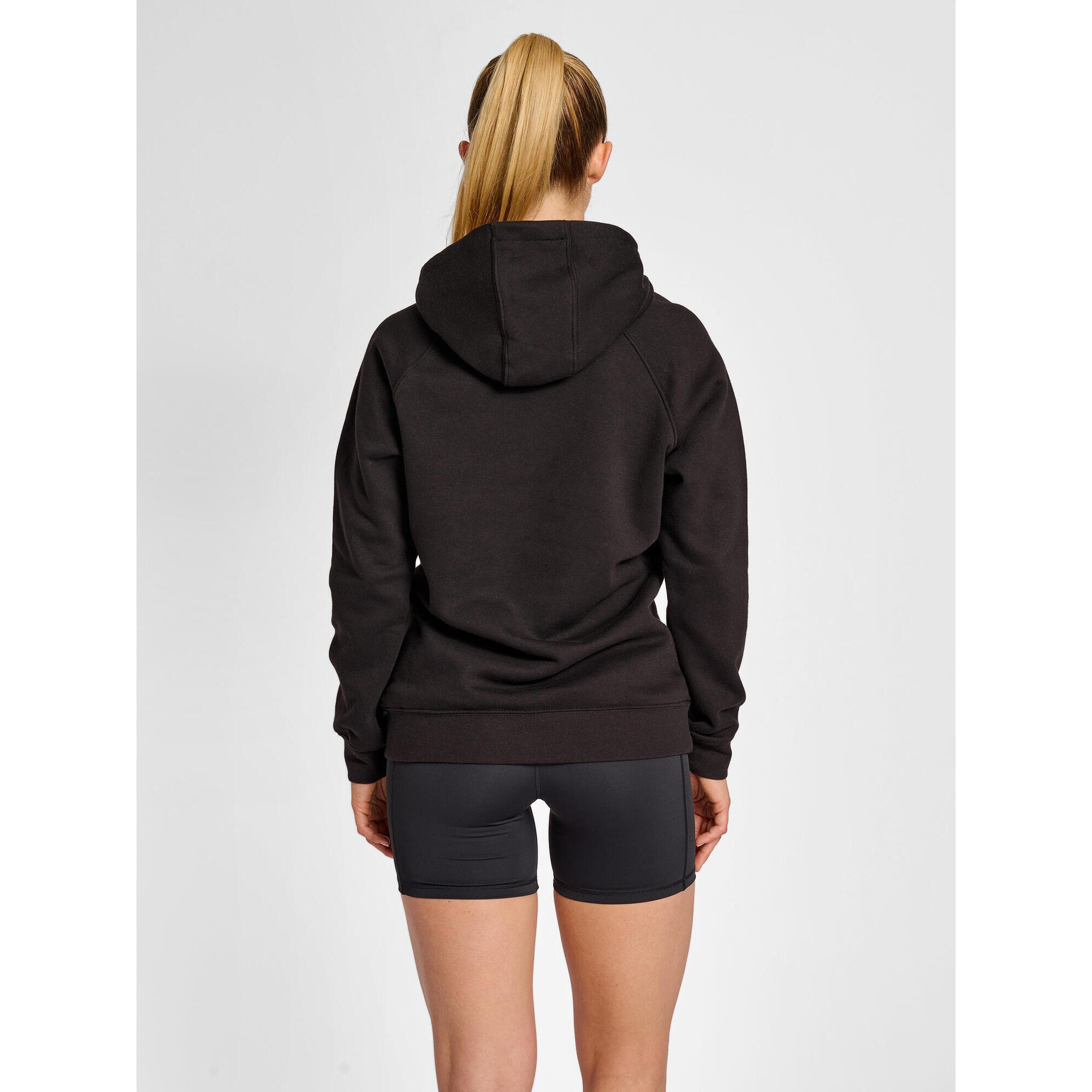 Women's hooded sweatshirt Hummel red Heavy