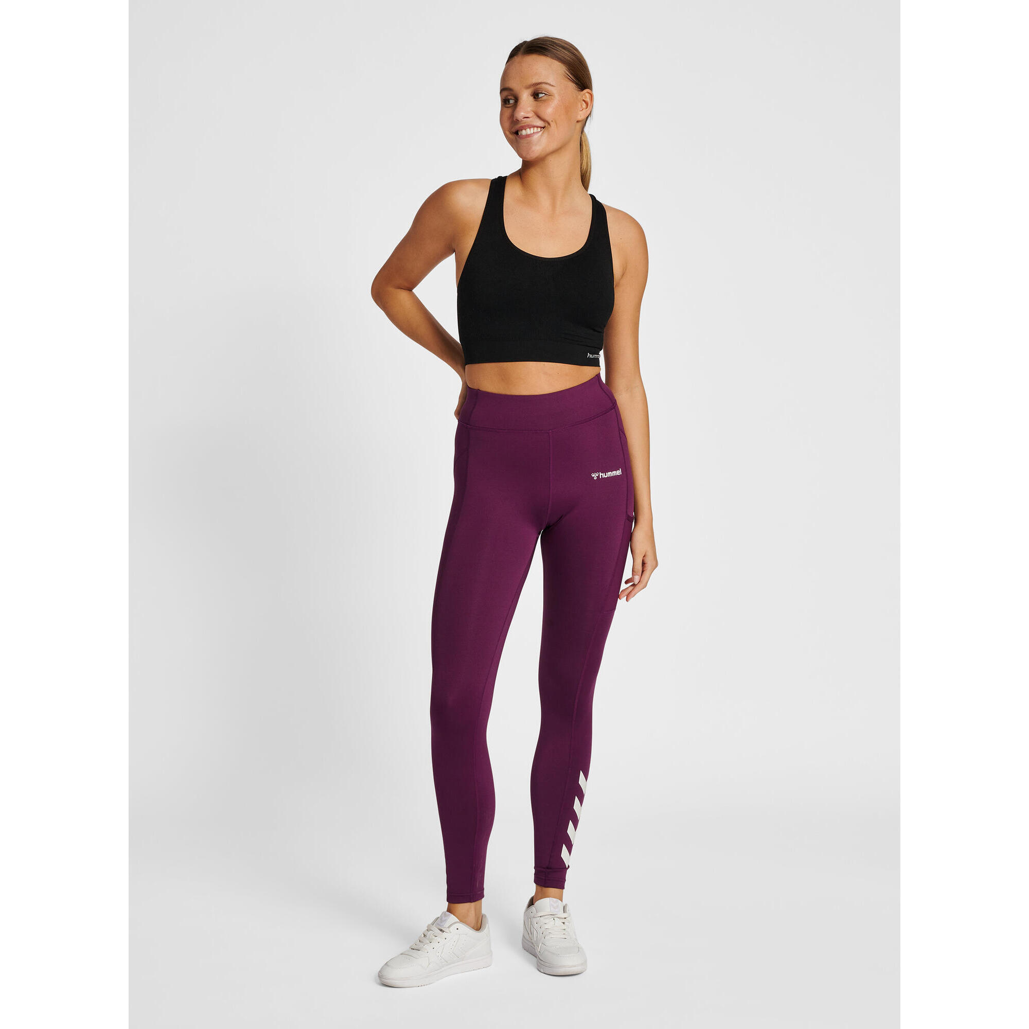 Leggings Hmlmt Yoga Femme Séchage Rapide Hummel